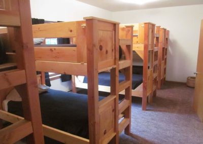 bunk beds in lodge